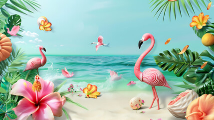 Summer animal life, wallpaper,  warm comfort and happiness