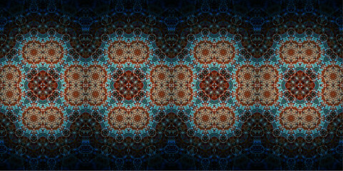 Seamless woven patterns