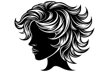 trendsetter-tresses-collection  vector illustration