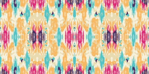 Seamless batik pattern,Seamless tribal batik pattern,and Seamless colorful pattern resemble ethnic boho, Aztec,and ikat styles.designed for use in wallpaper,fabric,curtain,carpet,Batik Embroidery