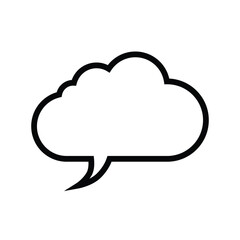 speech bubble talk images have inner thoughts symbol form