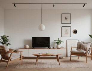 modern living room, interior, room, bedroom, bed, hotel, home, furniture, house, design, luxury, sofa, window, apartment, lamp, living, architecture, living room, wall, contemporary, Generative AI