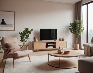 modern living room, interior, room, bedroom, bed, hotel, home, furniture, house, design, luxury, sofa, window, apartment, lamp, living, architecture, living room, wall, contemporary, Generative AI