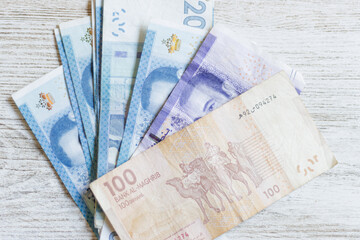 Moroccan banknotes, dirham official currency of Morocco