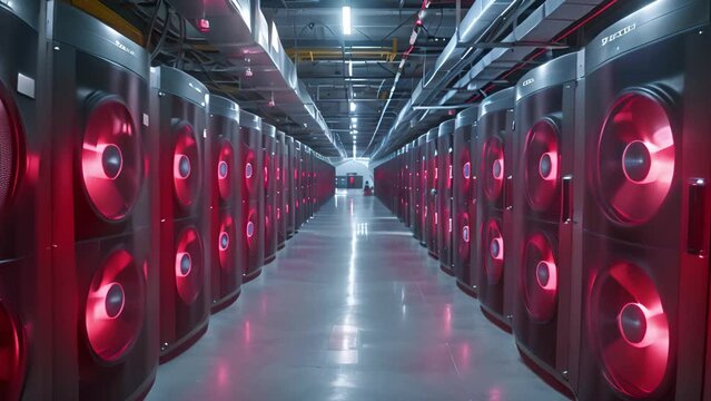 Barn houses countless video cards and server rigs dedicated to profitable pursuit of a crypto mining