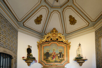 inside the Chapel of São Bentinho in Braga, Portugal