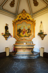inside the Chapel of São Bentinho in Braga, Portugal
