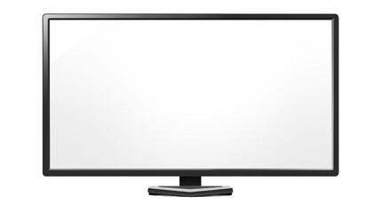 LCD monitor isolated on PNG Background