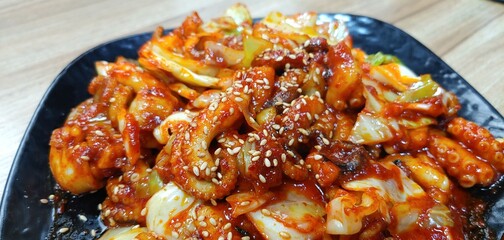 Stir-fried Octopus