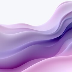 abstract purple wavy effect light, white background