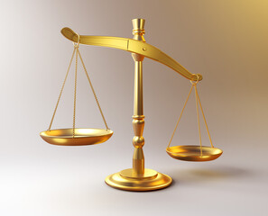 Scales of justice 3d weight