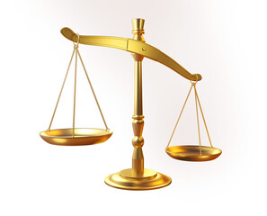 Scales of justice 3d weight