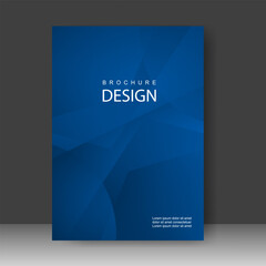Cover design modern with blue Background. for cover book. Annual report. Brochure template, Poster, catalog. Simple Flyer promotion. magazine. Vector illustration