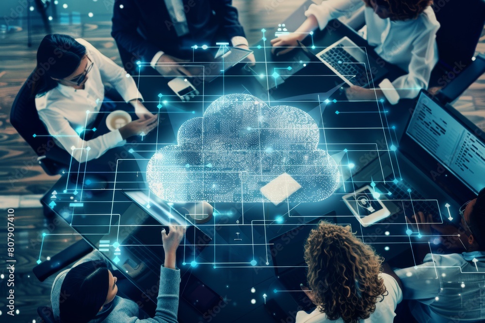 Poster service provider for flexible, secure global digital synchronization in business leverage light and 