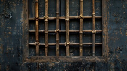  bamboo background with slats creating an elegant and rustic atmosphere