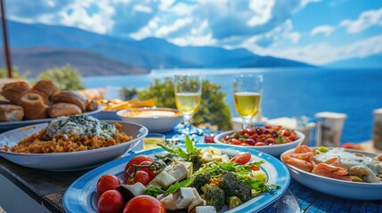 restaurant overlooking the ocean