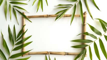  bamboo background with slats creating an elegant and rustic atmosphere