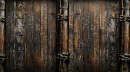  bamboo background with slats creating an elegant and rustic atmosphere