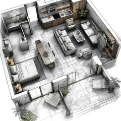 interior design plan for small outdoor living area