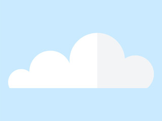 Cloud vector illustration. Misty vapors rise, blending with ethereal beauty high, heavenly clouds Natures artwork unfolds as clouds dance gracefully across high, dreamlike sky