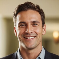 Obraz premium portrait of a smiling businessman