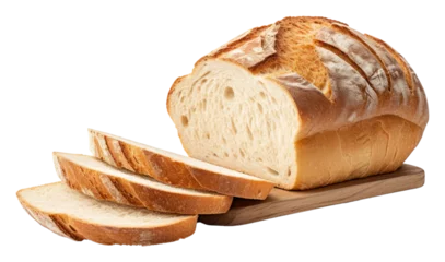 Gordijnen PNG Bakery bread slice food. © Rawpixel.com