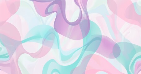 abstract fluid curves shapes pastel color 