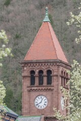 clock tower in the town