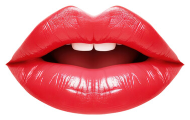 PNG Beautiful lip cosmetics lipstick white background.