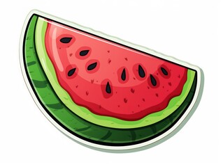 watermelon, hand drawing, white background