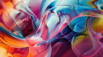 
"Immersing in a symphony of hues: where waves of color collide with the dance of light and texture, creating a vibrant tapestry of artistic expression."


