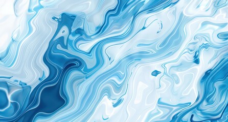 Fototapeta na wymiar fluid light blue and white abstract background