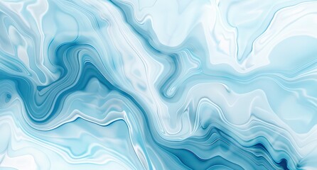 Obraz premium fluid light blue and white abstract background