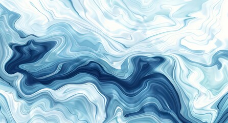 Obraz premium fluid light blue and white abstract background