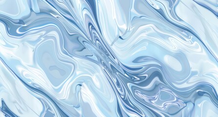 Fototapeta premium fluid light blue and white abstract background