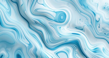 Fototapeta premium fluid light blue and white abstract background