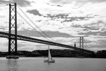 Ponte 25 de Abril, Lisbon, Portugal