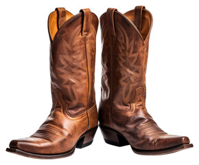 PNG Cowboy boots footwear shoe white background.