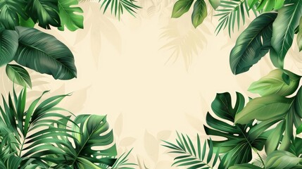 vector illustration of plants on a isolated background