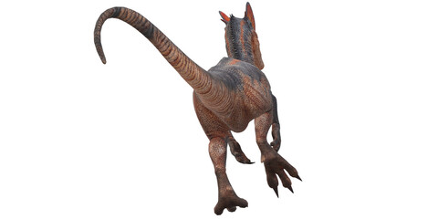 Dilophosaurus on a Transparent Background