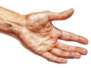 human hand illustration draw