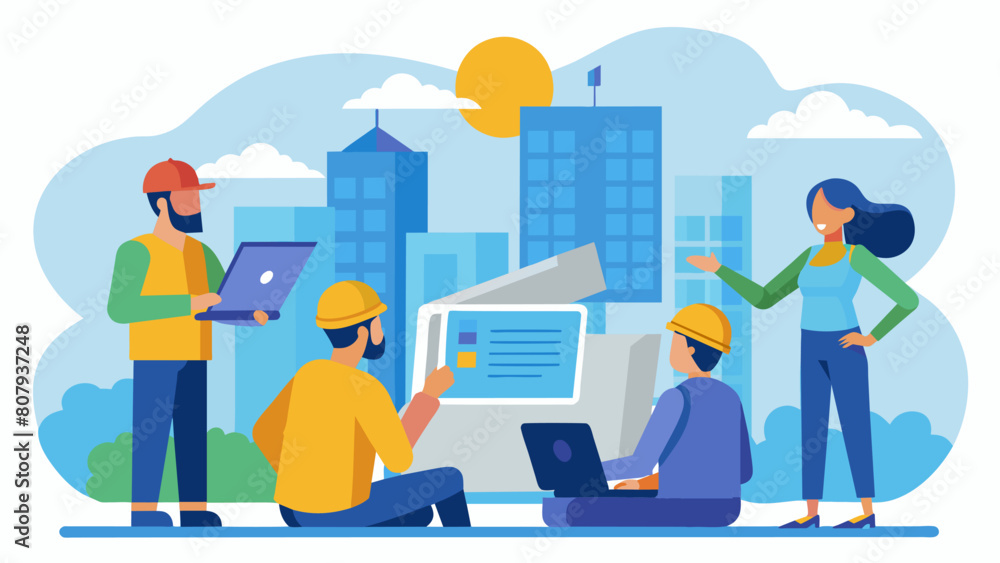 Poster through interactive sessions workers learn about the benefits of building information modeling bim a