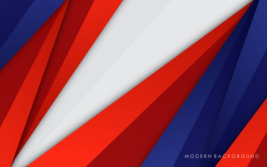 modern blue and red abstract background