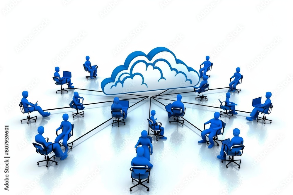 Poster cloud synchronization and connectivity are pivotal in our for digital cloud work and global collabor
