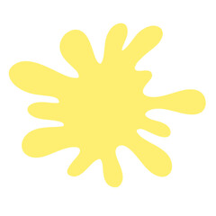 Obraz premium yellow blot