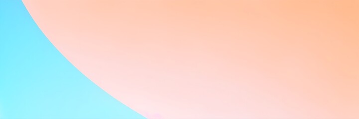 Soft peach fuzz gradient background with curve line and light blue hues. On-trend texture for creative spaces.