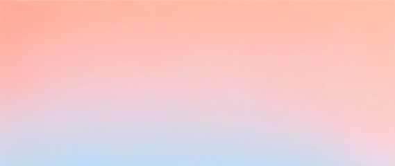 Soft peach fuzz gradient with light blue hues. On-trend orange and blue texture background for creative spaces.