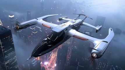 personal aircraft drone, personal air transportation concept design