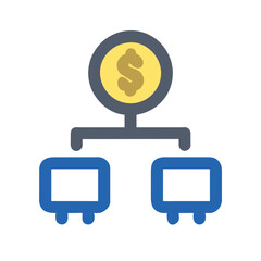  graphic o trading icon vector illustration.
