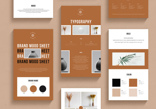 Brand Sheets Layout Presentation Template